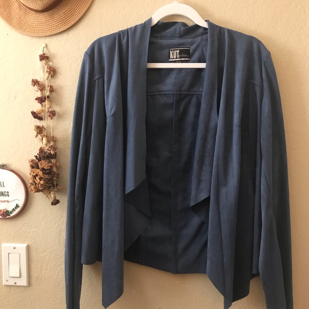 Drapey Blue Jacket - Never Worn